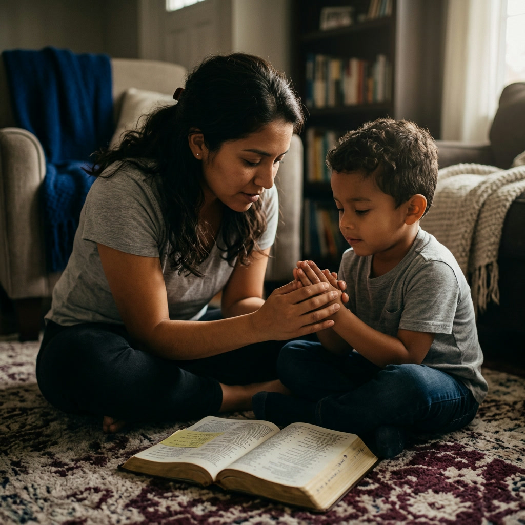 Cómo enseñar a los niños la importancia de la oración a través del ejemplo