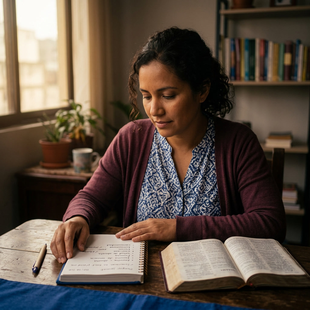 Cómo hacer una lista de oración eficaz para tu vida espiritual